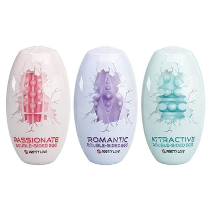 PRETTY LOVE - DOUBLE-SIDED MASTURBATOR EGG 15 PCS