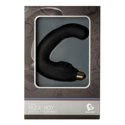 ROCKS-OFF - MASAJEADOR DE PUNTO G RUDE-BOY MLE 7 V NEGRO 
