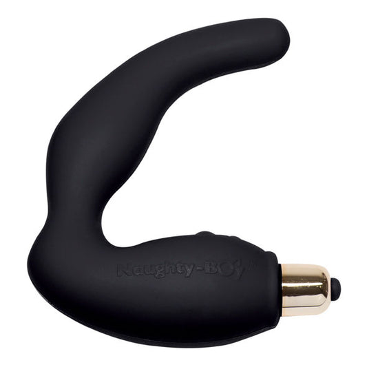 ROCKS-OFF - MASAJEADOR MASCULINO DEL PUNTO G 7 V NEGRO 