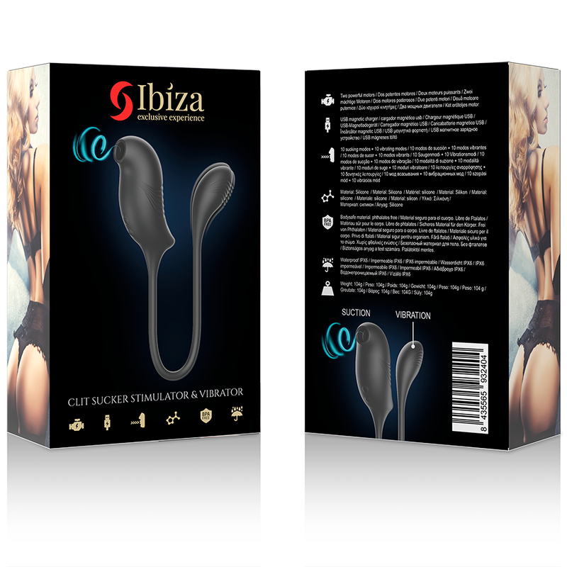 Stimulateur clitoridien stimulateur magique d'aspiration et de vibrations du clitoris – Ibiza