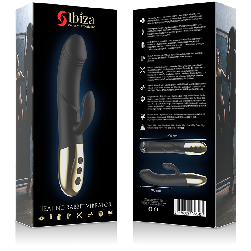 Vibrateur anatomique puissant avec lapin – Ibiza