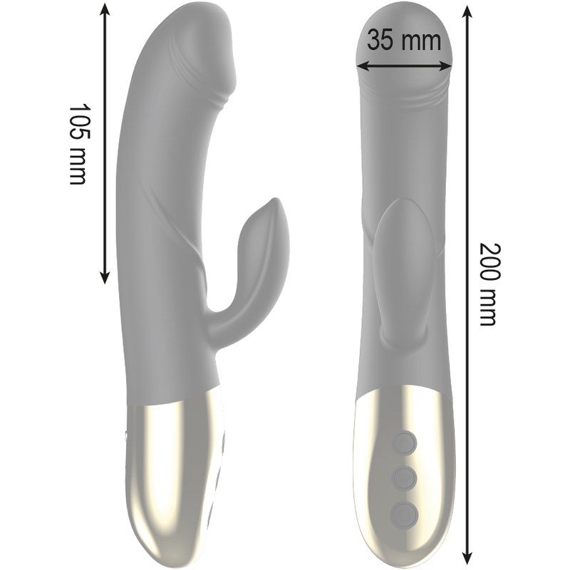 Vibrateur anatomique puissant avec lapin – Ibiza