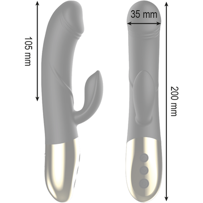 Vibrateur anatomique puissant avec lapin – Ibiza