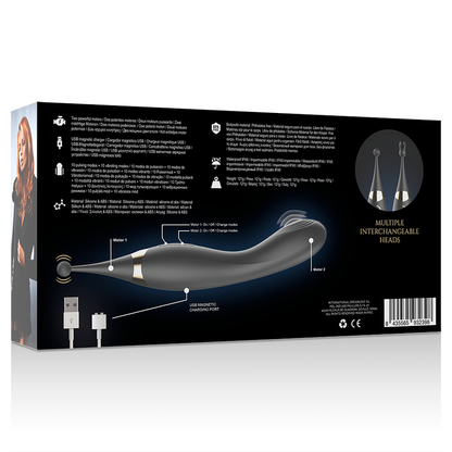 Stimulateur clitoridien stimulateur clitoral et vibrateur de point g interchangeables – Ibiza