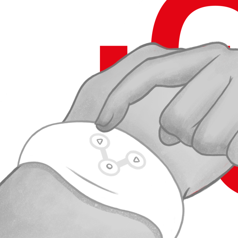 WATCHME - RELOJ INALÁMBRICO BLANCO