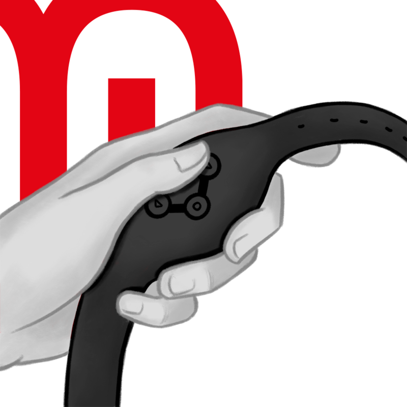 WATCHME - RELOJ INALÁMBRICO NEGRO AZABACHE