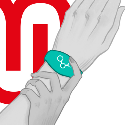 WATCHME - RELOJ DE TECNOLOGÍA INALÁMBRICA AZUL VERDE