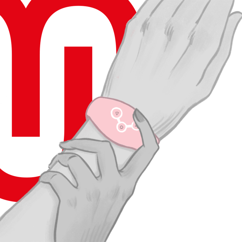 WATCHME - RELOJ INALÁMBRICO ROSA SUAVE