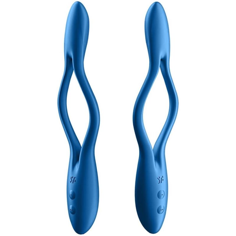 SATISFYER - JUEGO VIBRADOR MULTIELÁSTICO AZUL