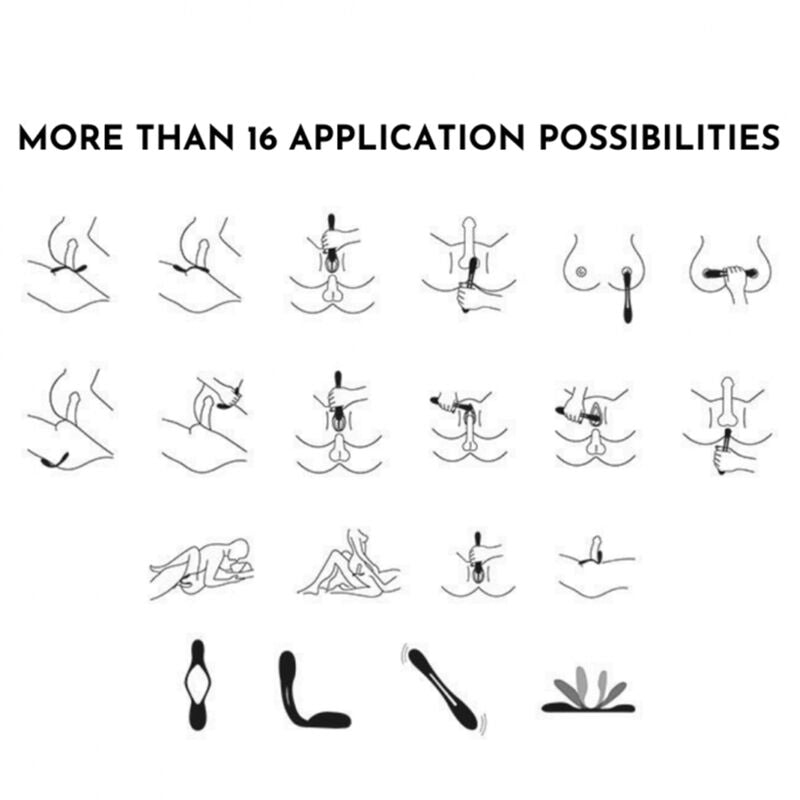 SATISFYER - JUEGO VIBRADOR MULTIELÁSTICO AZUL