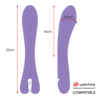 MR BOSS - ENZO VIBRADOR WATCHME TECNOLOGÍA INALÁMBRICA COMPATIBLE