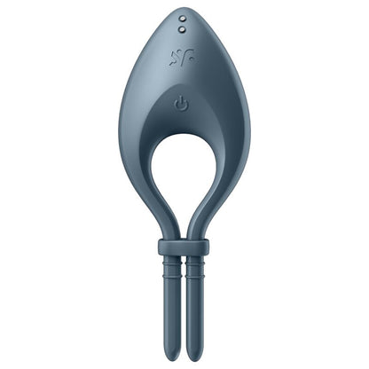 SATISFYER - ANILLO VIBRADOR BULLSEYE GRIS