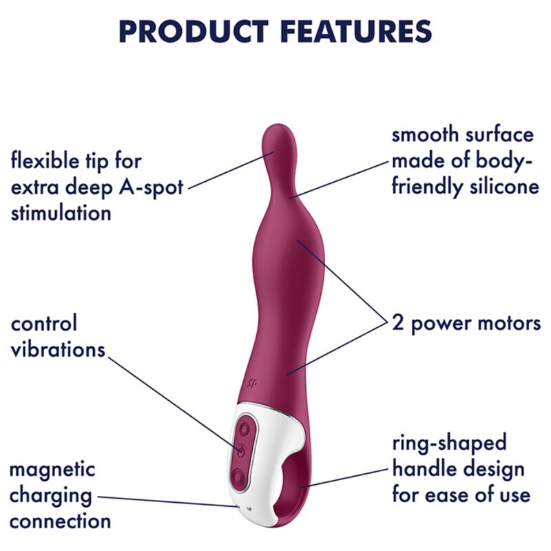 SATISFYER - VIBRADOR INCREÍBLE 1 ASPOT BAY