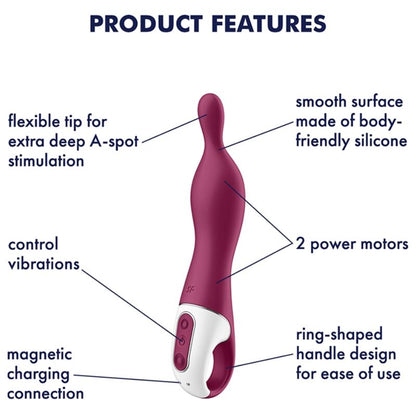 SATISFYER - VIBRADOR INCREÍBLE 1 ASPOT BAY