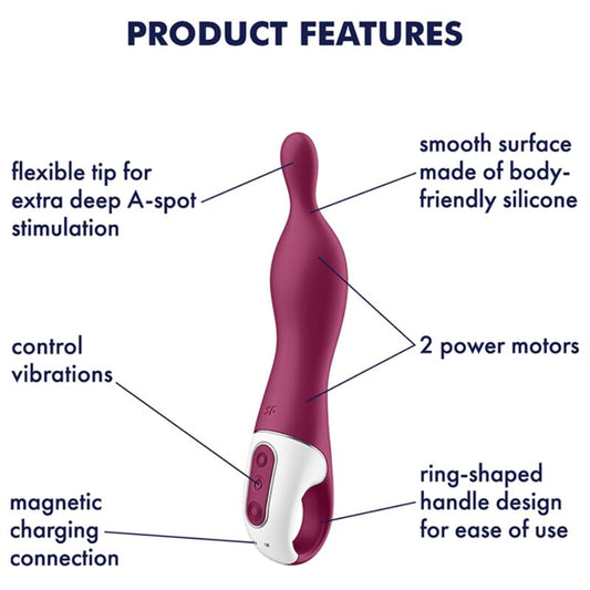 SATISFYER - VIBRADOR INCREÍBLE 1 ASPOT BAY