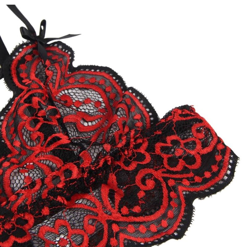 SUBBLIME - CONJUNTO DE DOS PIEZAS TOP Y BRAGUITA DE ENCAJE L/XL