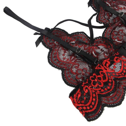 SUBBLIME - CONJUNTO DE DOS PIEZAS TOP Y BRAGUITA DE ENCAJE L/XL