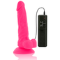 DIVERSIA - VIBRANT FLEXIBLE DILDO ROSE 18 CM -O- 4 CM