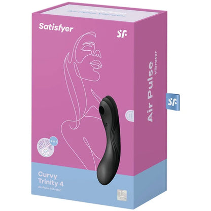 Satisfyer – Stimulateur et Vibrateur Curvy Trinity 4 Noir