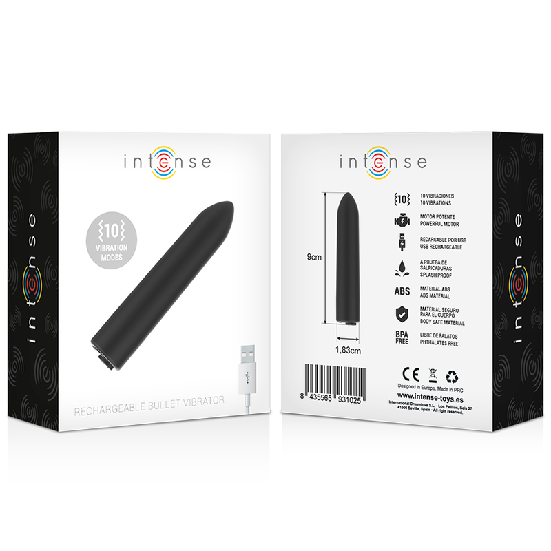 INTENSO - BALA VIBRADORA 10 PATRONES