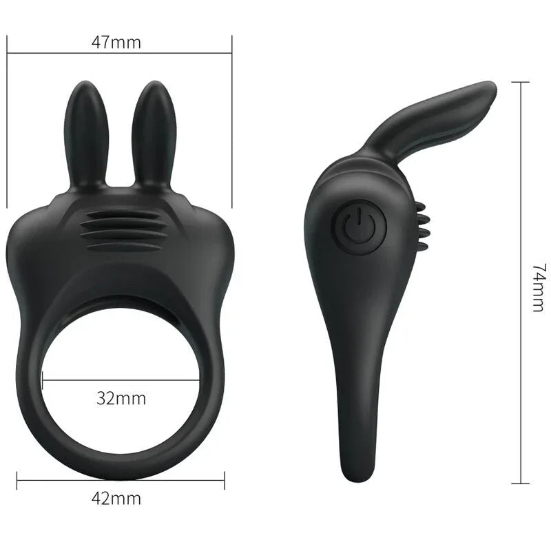 Pretty Love – Bague Vibrante Davion Rabbit