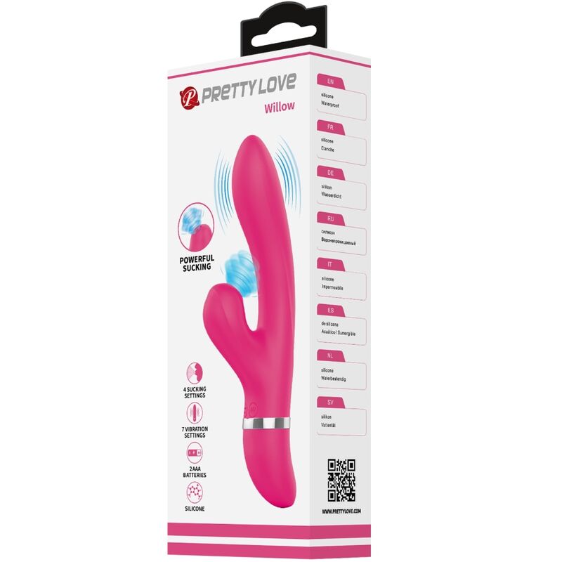 Vibrateur et aspiration willow rabbit – Pretty Love