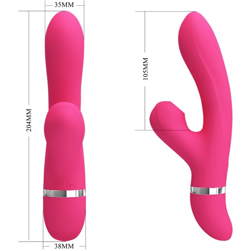 Vibrateur et aspiration willow rabbit – Pretty Love