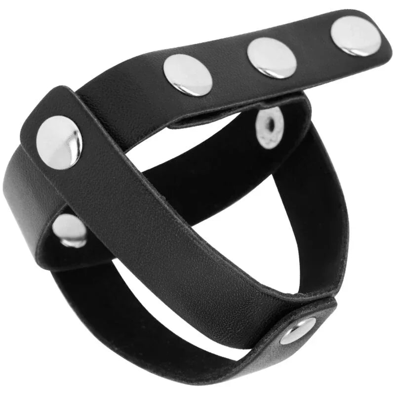 OHMAMA FETISH – Cage à Balles en Cuir Ohmama Fetish