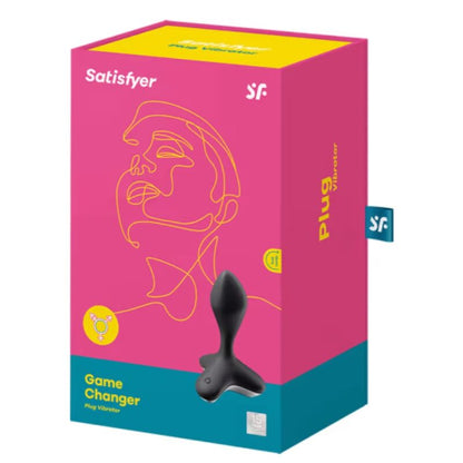 SATISFYER - VIBRADOR PLUG GAME CHANGER NEGRO