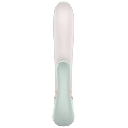 SATISFYER - APPLICATION HEAT WAVE VIBRATEUR BLANC