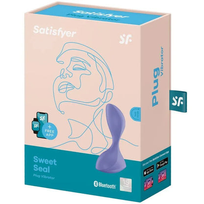 Satisfyer – Sweet Seal Bouchon Vibrant App Violet