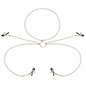 OHMAMA FETISH 4 PINCES À TÉTONS AVEC COLLIER CHAÎNE