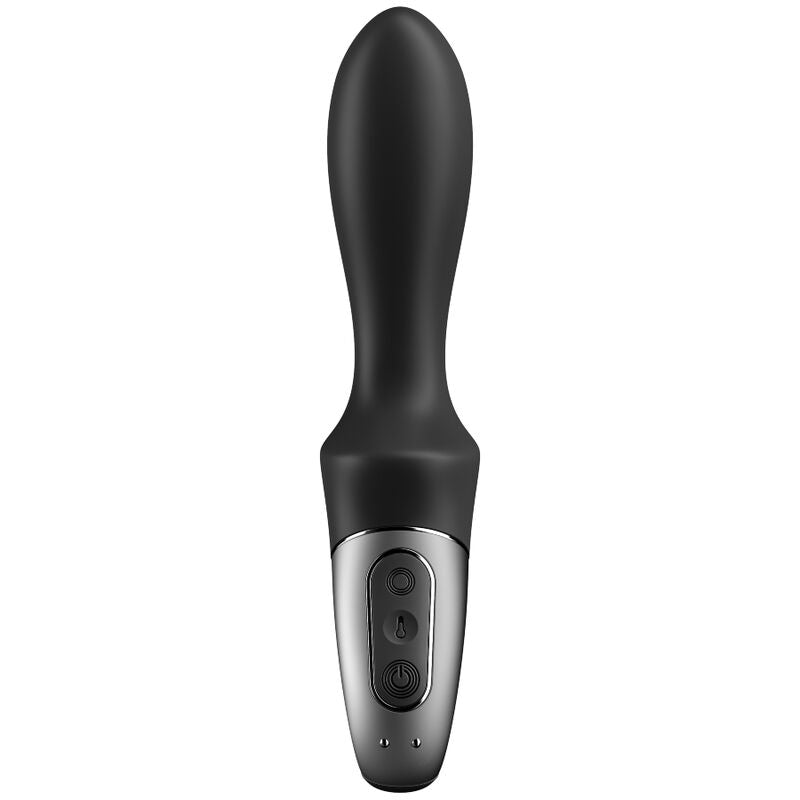 SATISFYER - VIBRADOR ANAL HEAT CLIMAX NEGRO APP