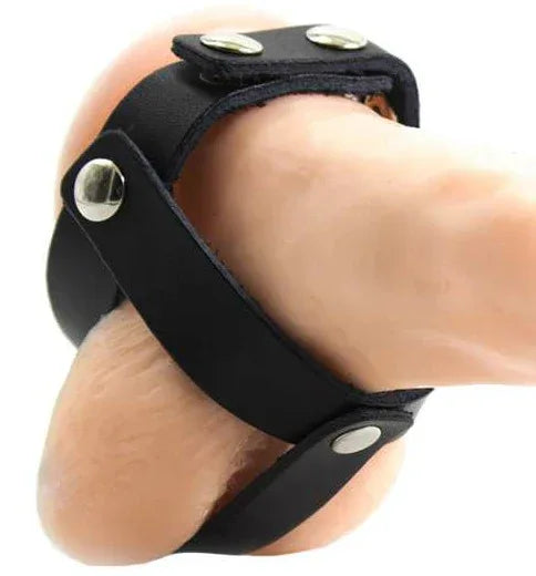 OHMAMA FETISH – Cage à Balles en Cuir Ohmama Fetish
