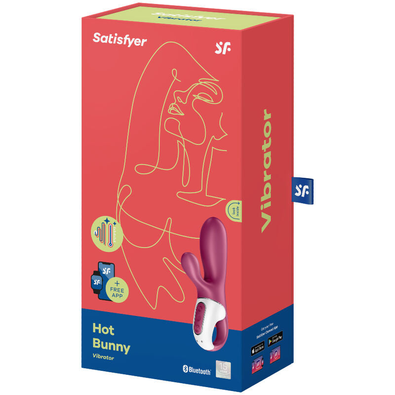 SATISFYER - VIBRADOR DE PUNTO G CONEJITO CALIENTE