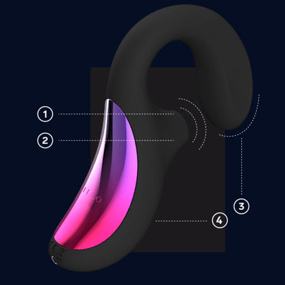 Enigma cruise masseur sonique double stimulation noir – Lelo