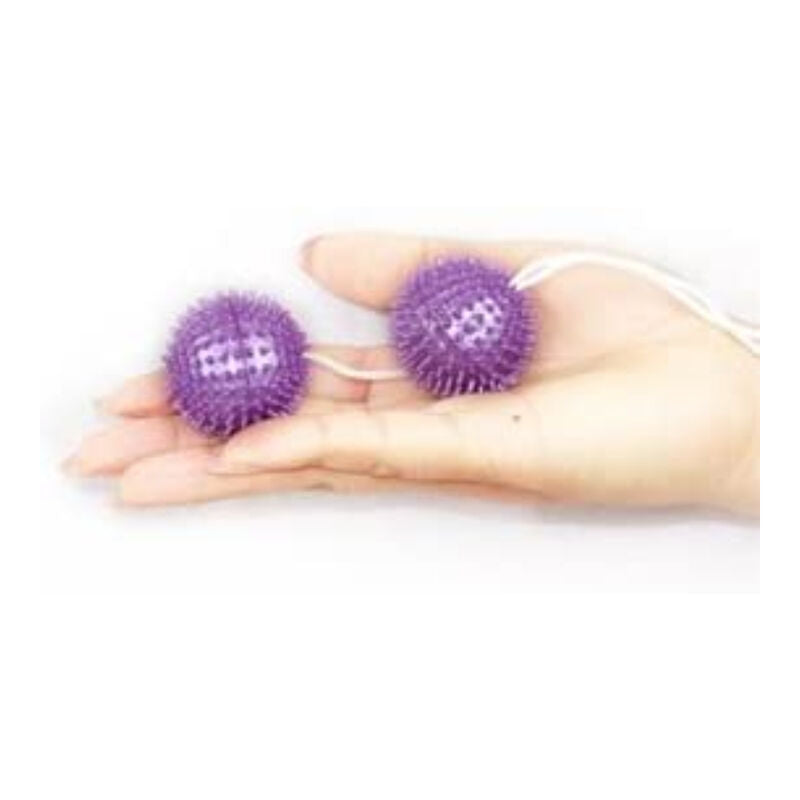 BAILE - BOLAS TEXTURIZADAS DEEPLY PLEASURE MORADA 3,60 CM