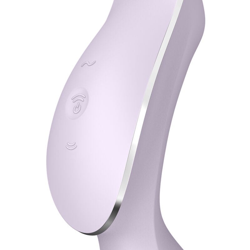 SATISFYER - VIBRADOR CURVY TRINITY 2 AIR PULSE VIOLETA