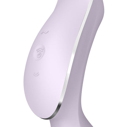 SATISFYER - VIBRADOR CURVY TRINITY 2 AIR PULSE VIOLETA