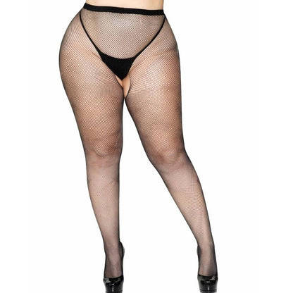 LEG AVENUE - PANTS IN MESH AVEC OUVERTURE LENTREJAMBE PLUS