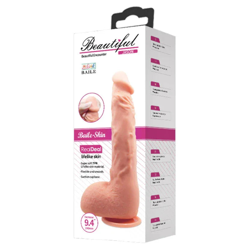Baile – Gode Réaliste Jason Naturel 24 cm