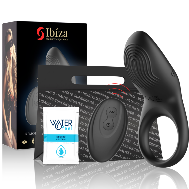 Vibrateur anneau vibrant de télécommande contact complet – Ibiza