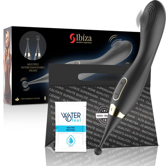 Stimulateur clitoridien stimulateur clitoral et vibrateur de point g interchangeables – Ibiza