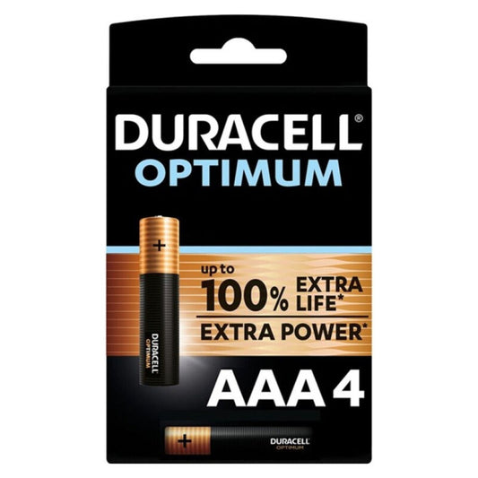 DURACELL - OPTIMUM 200 AAA LR03 PILAS ALCALINAS 4 UNIDADES?