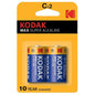 KODAK - PILA ALCALINA MAX C LR14 2 UNIDADES