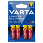 VARTA - PILAS ALCALINAS DE MÁXIMA POTENCIA AA LR6 4 UNIDADES