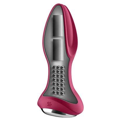 SATISFYER - VIBRANT ROTATOR PLUG 2+ ROJO APLICACIÓN