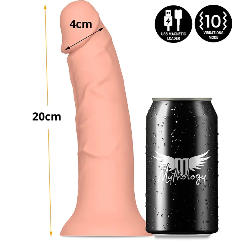 Mythology – Asher Original Dildo M – Vibrateur Compatible avec la Technologie sans Fil Watchme