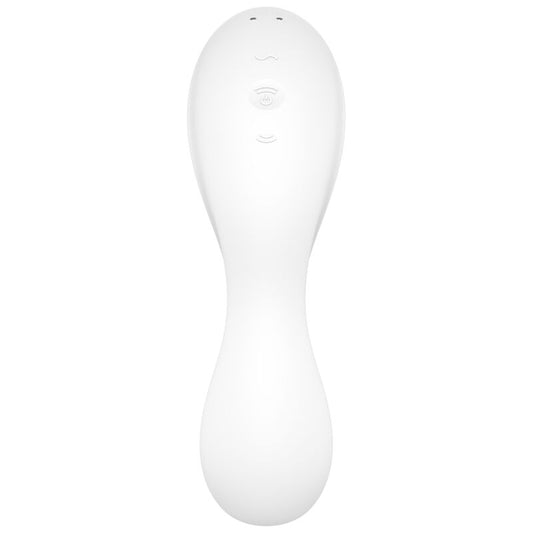 SATISFYER - CURVY TRINITY 5 AZUL ESTIMULADOR Y VIBRADOR APP