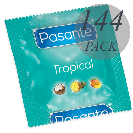 INTERN - TROPICAL FLAVOR CONDOMS BAG 144 UNITS